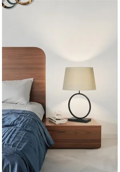 Searchlight EU93101NA - Lampă de masă ELEGANT, 1x E27/60W/230V, crem