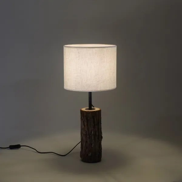 Lampă de masă BARK 1xE27/40W/230V Leuchten Direkt 11233-79