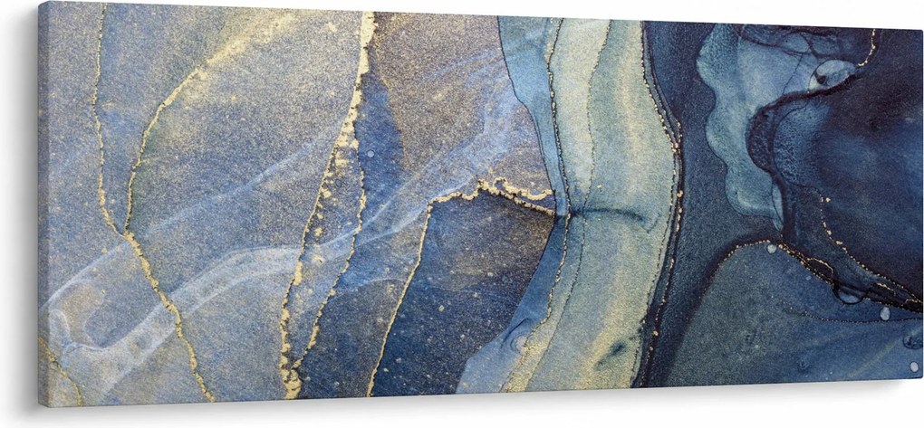 Tablou - Abstracție cu cerneală cu alcool (120x50 cm)