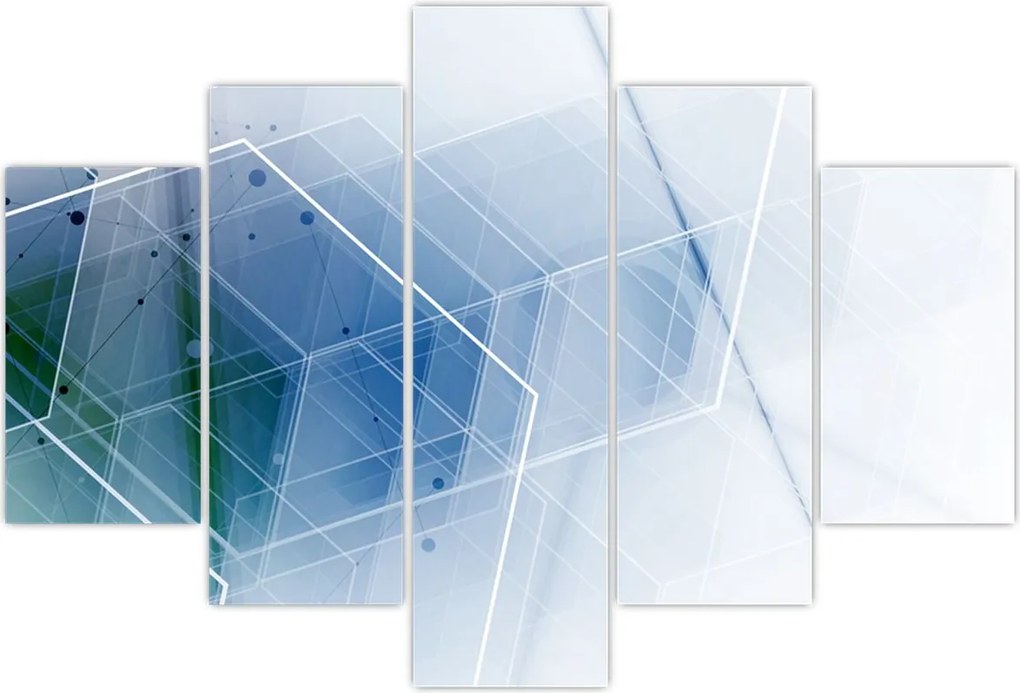 Tablou - Figuri geometrice (150x105 cm)