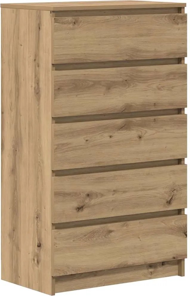 vidaXL Dulap cu sertar, stejar artizanal, 60x36x103 cm, lemn prelucrat