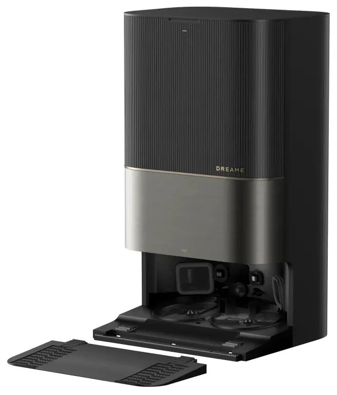 Aspirator robot Dreame X50 Ultra RLX85CE-6-BK, 20000 Pa, detectare AI a obstacolelor, navigare 360°, control vocal, sterilizare UV, negru/dorat