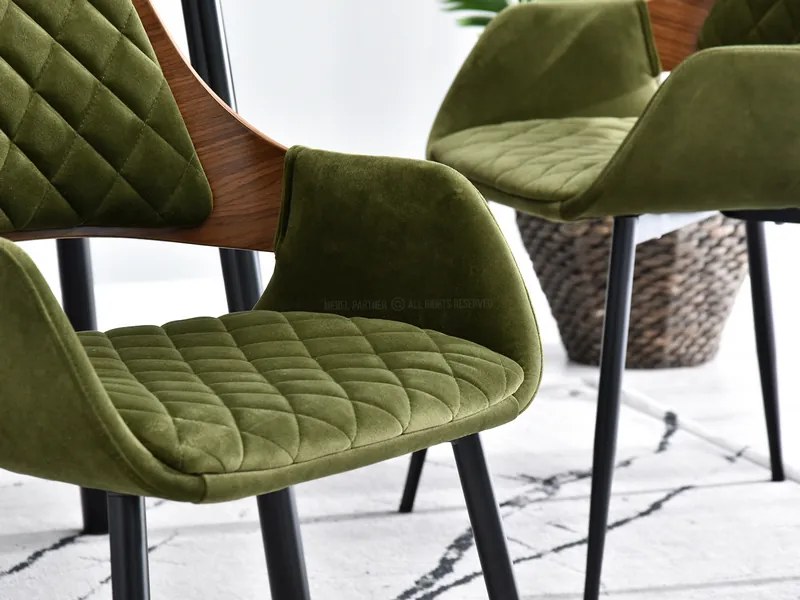 Scaun Morgana (verde + negru). Promo -13%. 1111199