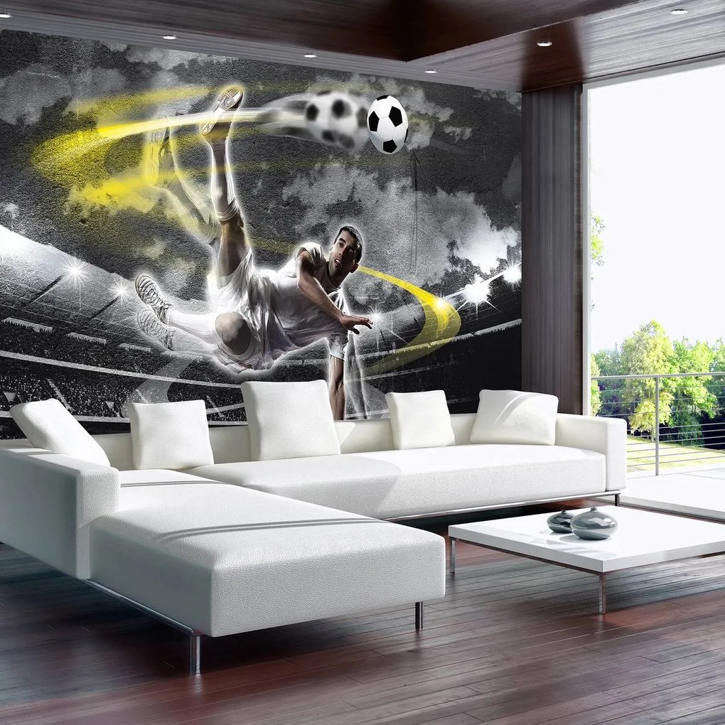 Fototapet - Fotbalistul în acțiune (152,5x104 cm)