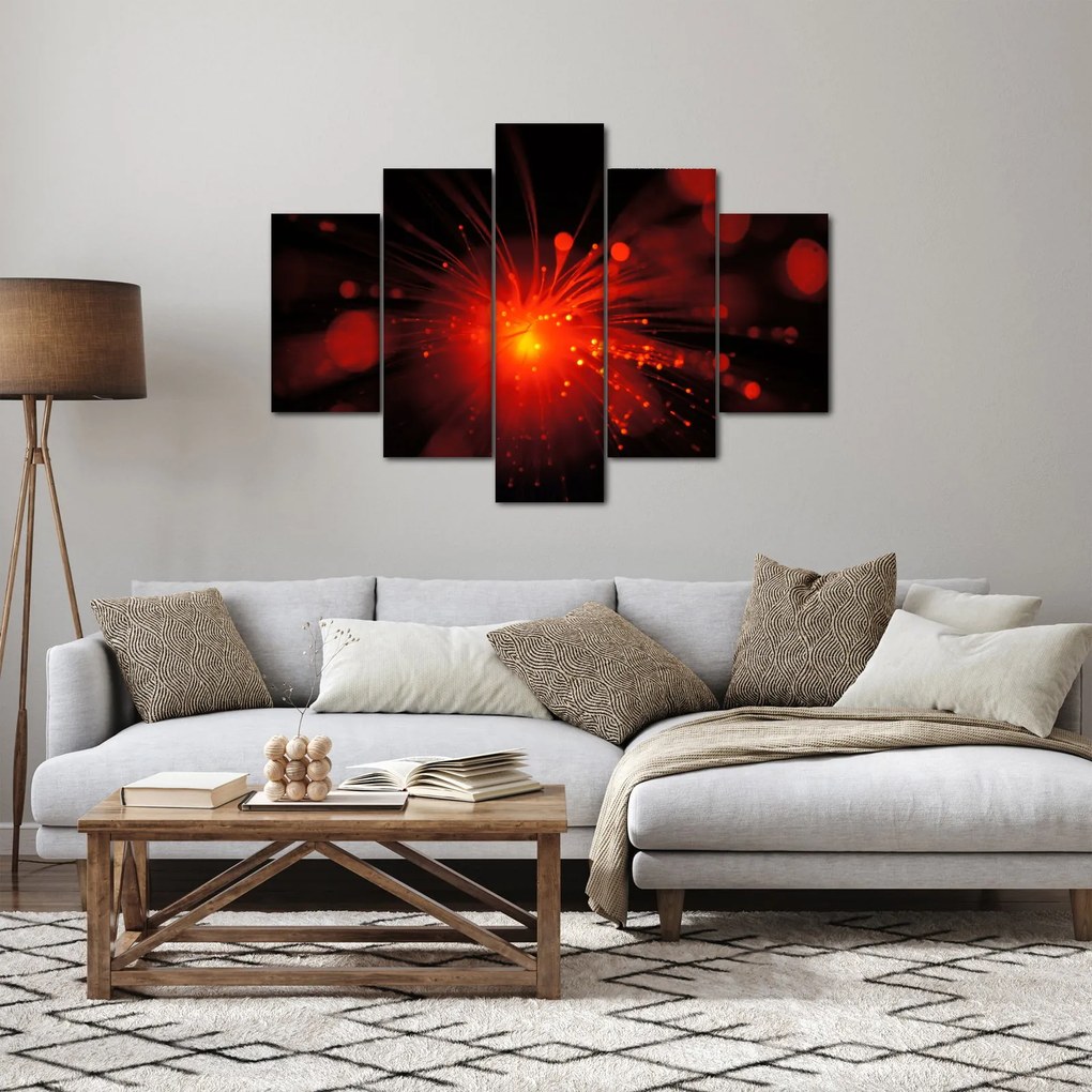 Tablou cu abstacție sclipire (150x105 cm)