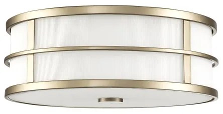 Feiss FE-FUSION-F-PNBR - Plafonieră FUSION, 3xE27/40W/230V, Ø 34,3 cm, aurie