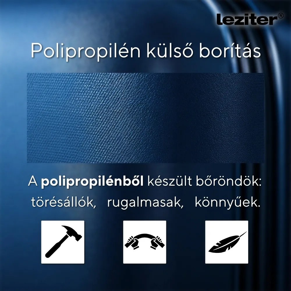 Valiză de cabină TravelLux Endure cu hard top și roți detașabile 35x55x20 cm albastru închis