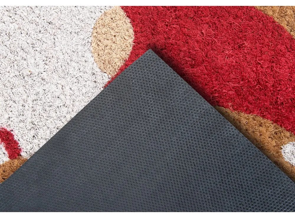 Covoraș de intrare din fibre de nucă de cocos 45x75 cm cu model de Crăciun – Hanse Home