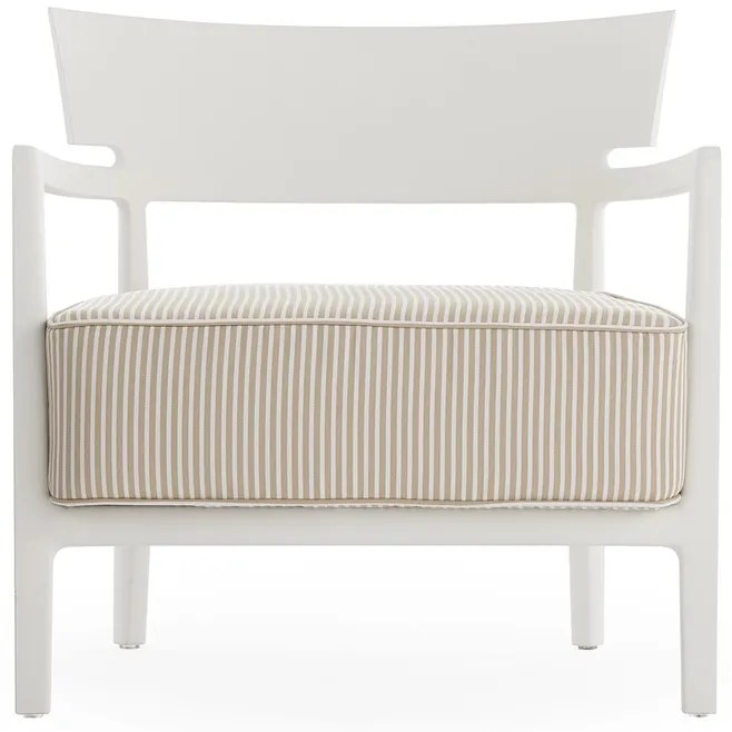 Fotoliu de exterior CARA MAT, diferite variante - Kartell Culoare: alb/bej