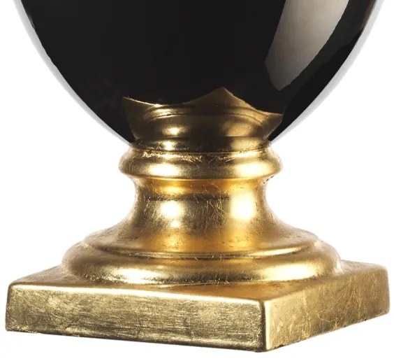 ONLI - Lampă de masă MOZART 1xE27/22W/230V negru/auriu 67 cm