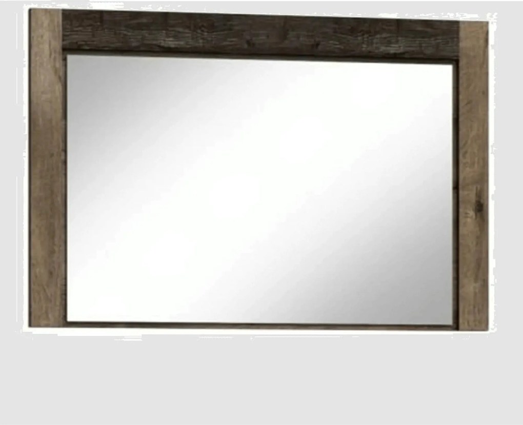 Oglinda INFINITY I-12, frasin inchis, PAL melaminat, 120x2x80 cm