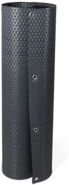 Paravan de balcon din Polyrattan 0,9x3m 1300g/m2 antracit