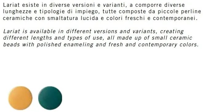 Pendul ceramic design italian realizat manual LARIAT H-60cm