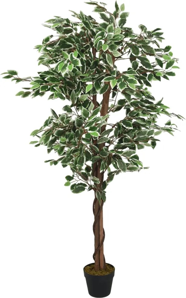 vidaXL Arbore ficus artificial 756 de frunze 150 cm verde