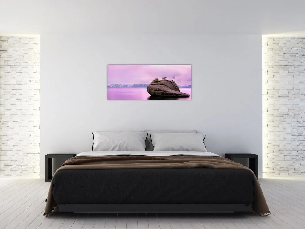 Tablou cu piata în mare (120x50 cm)
