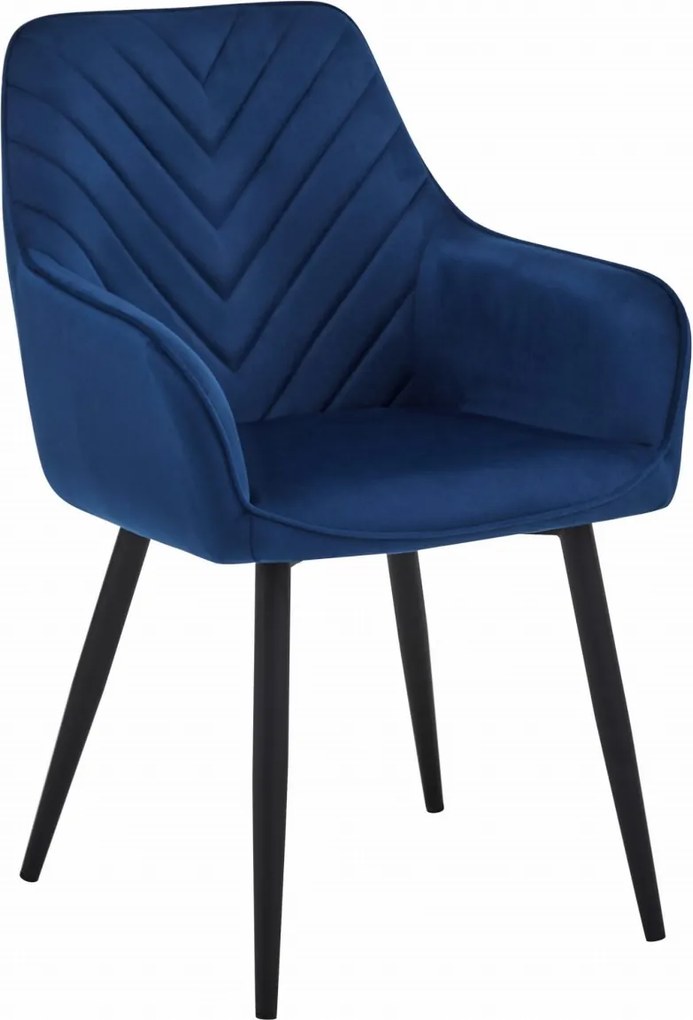Reducere Scaun de masa NANA VELVET, albastru II. calitate