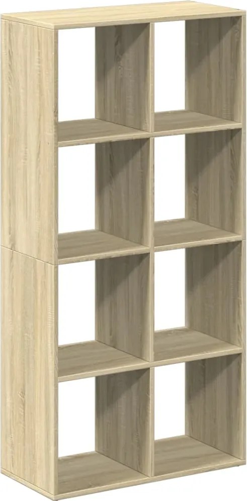 vidaXL Bibliotecă/separator cameră stejar sonoma 69,5x29x137,5 cm lemn
