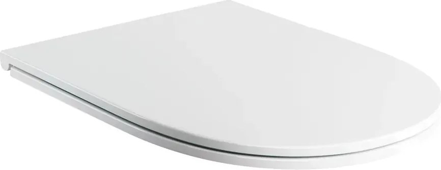 Capac WC softclose Omnires Ottawa Comfort slim finisaj alb lucios
