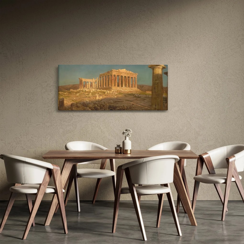 Tablou - Frederic Edwin Church, The Parthenon, reproducere (120x50 cm)