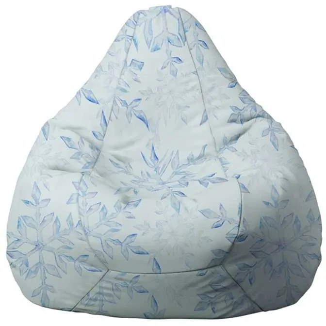 Fotoliu Nirvana Hobbit Pufrelax, Material Impermeabil - Snowflake