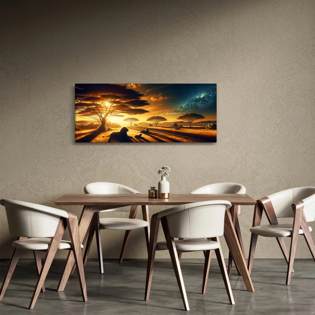 Tablou - Lei odihnindu-se (120x50 cm)