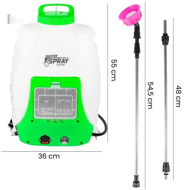 Pulverizator de grădină fără fir MALTEC MASTERSPRAY 18L