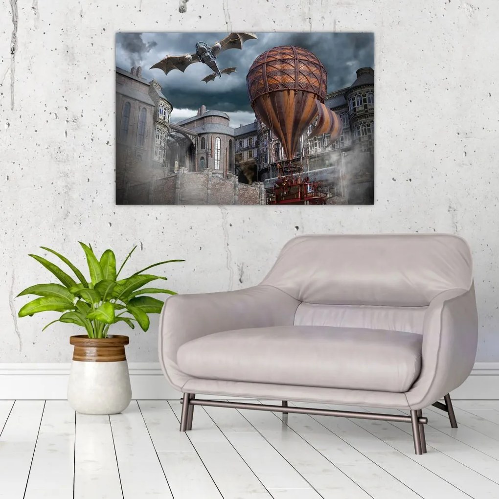 Tablou - Peisaj suprarealist (90x60 cm)