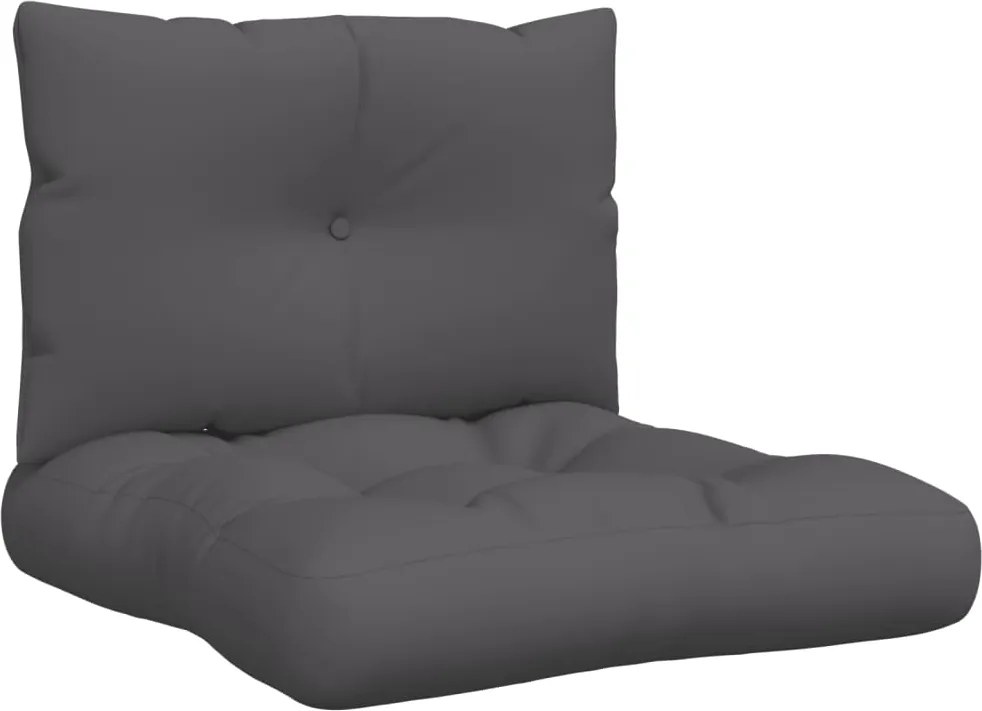 vidaXL Perne de paleți, 2 buc., antracit, material textil