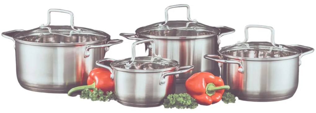 Set oale inox, 8 piese, Hugo