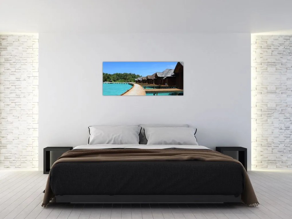 Tablou cu Maledive (120x50 cm)