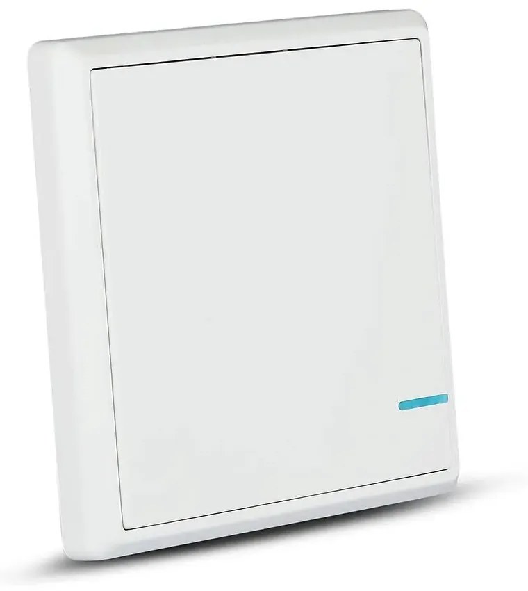 Intrerupator simplu Wireless Smart, 10A, protectie IP54, alb, V-TAC