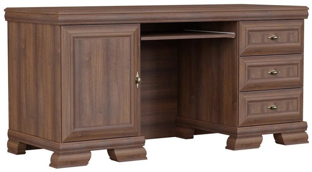 Set de mobilier Parma B121Samoa King Nuca, Părți separate, Cu masa de birou, Cu componente suplimentare, Sticlă, PAL laminat