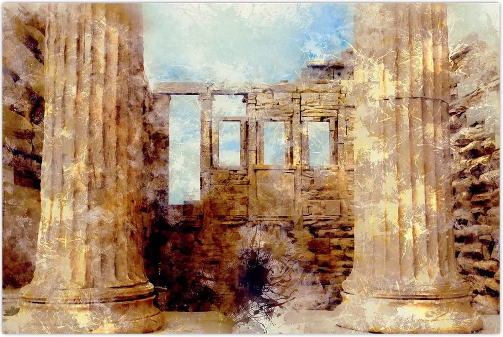 Tablou - Erechtheion, Atena, Grecia (90x60 cm)