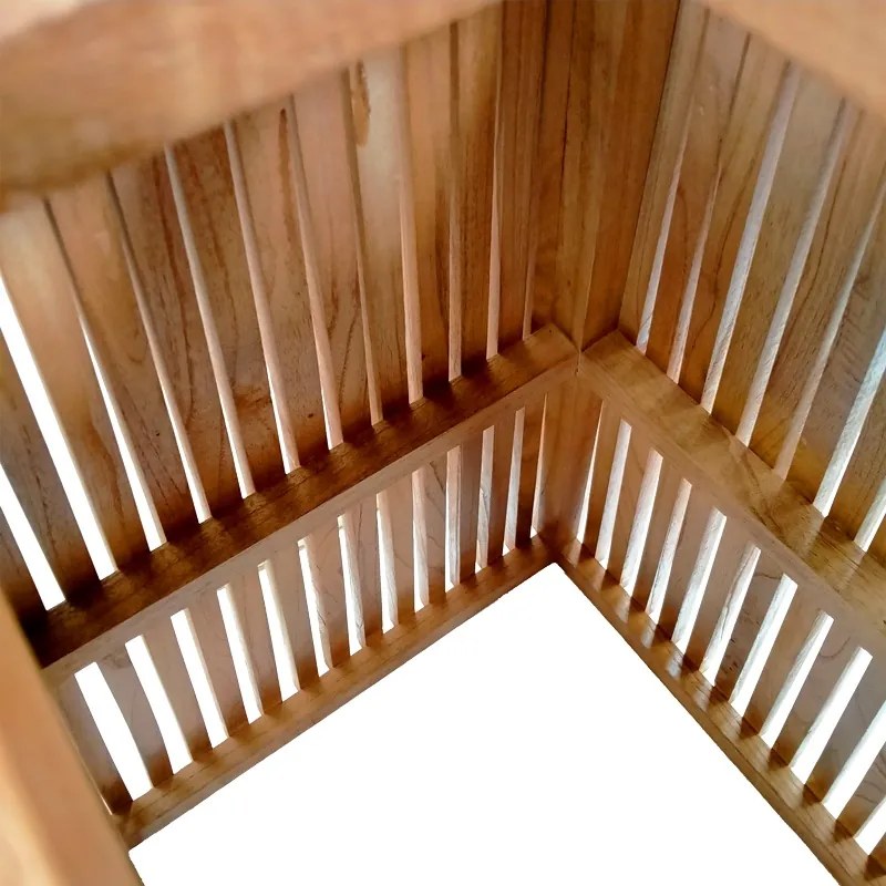Suport blat masa de bar Darius Boho Pako World Natural 60x60x90 cm