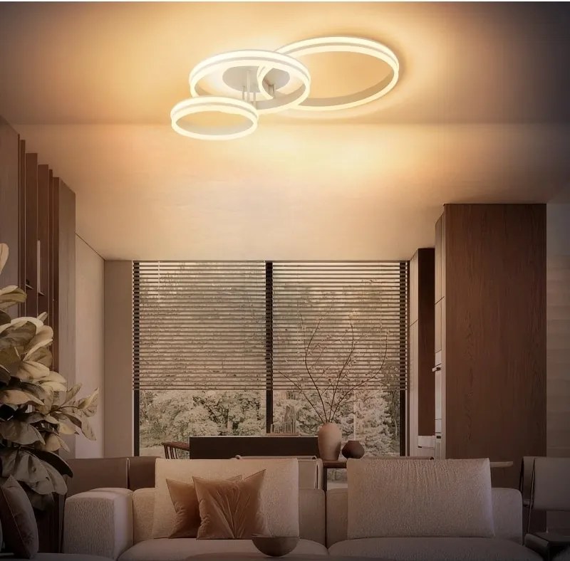 Lustra aplicata tavan design circular LED RUBIO