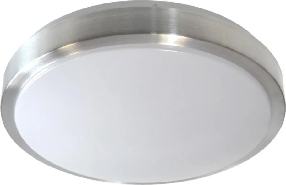 Plafonieră VINGTON 2xE27/60W/230V Ø 33 cm argintie