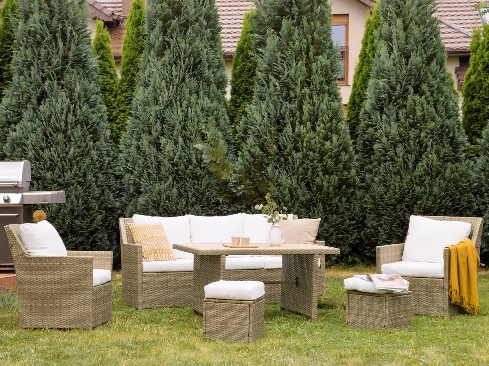 Set mobilier de grădină Francesca (maro). 1078971