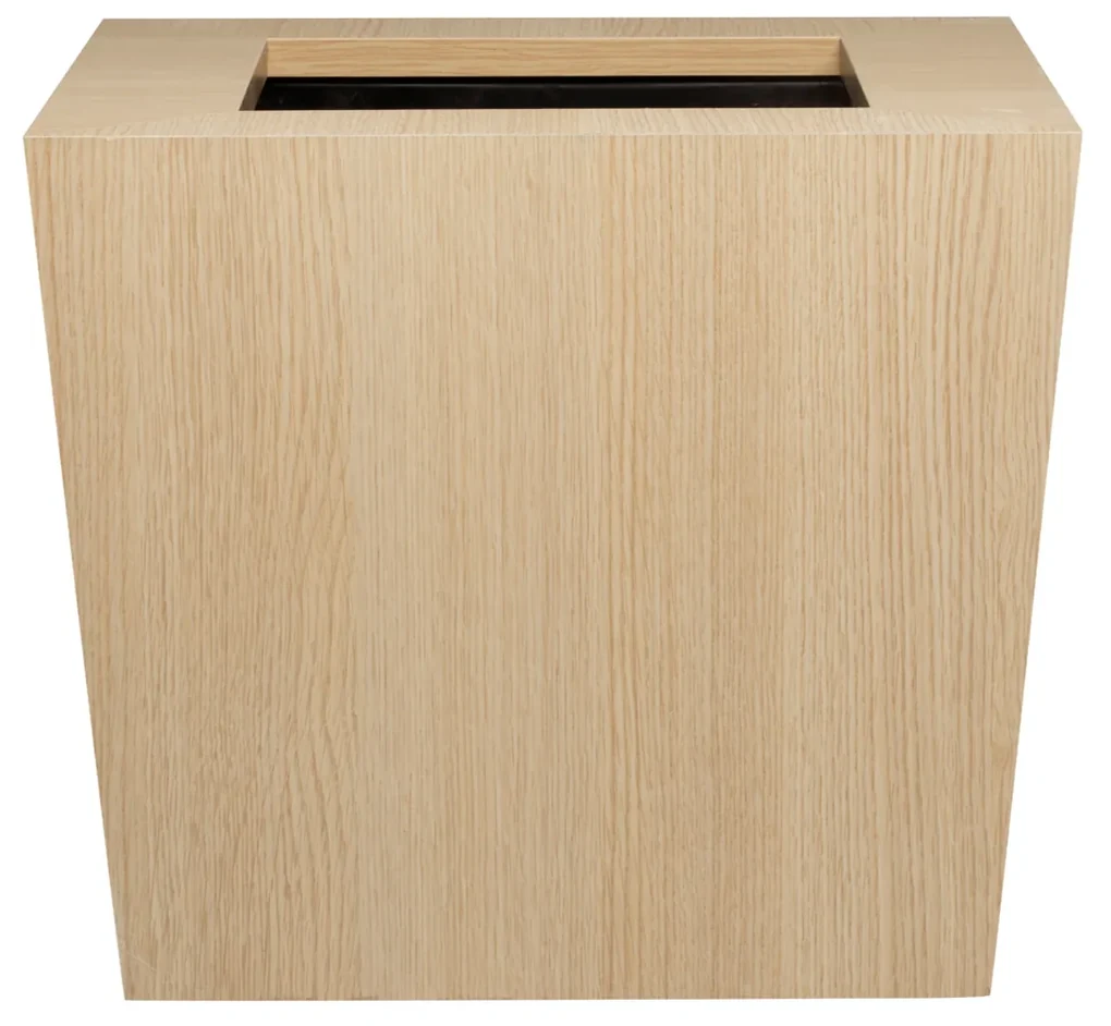 Ghiveci din lemn cu auto-irrigare NATURA, mic de eleganță, mai multe variante - Hobby Flower Dimensiuni: 60 x 60 x 46, Culoare: stejar deschis