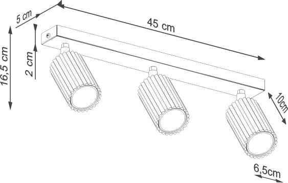 Brilagi - Spot LED CRESTO 3xGU10/10W/230V turcoaz
