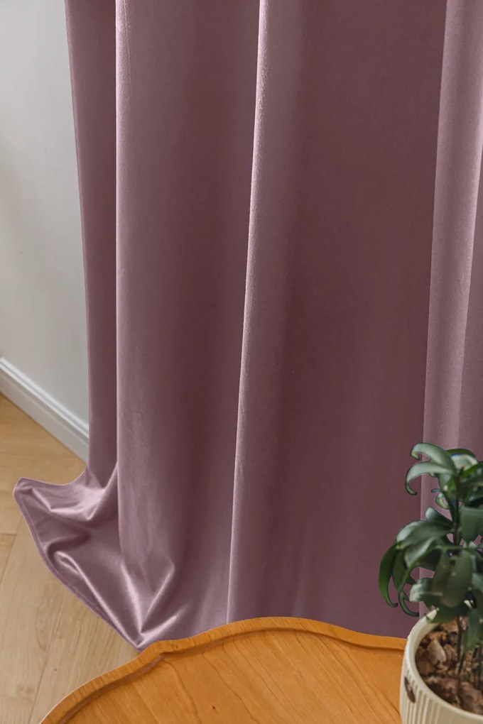 Draperie opaca VELVET mov deschis 140x250 cm Agatat: Rejansa