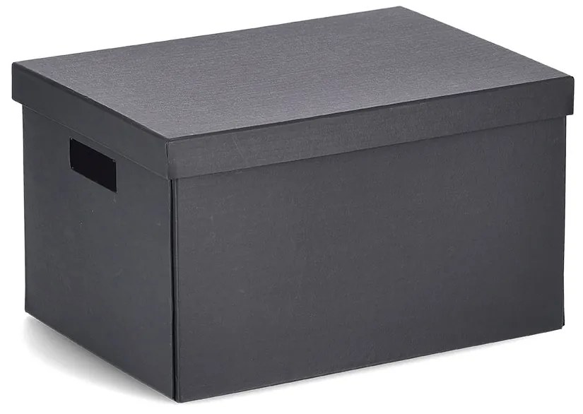 Cutie depozitare cu capac, carton reciclat, 25 x 35 x 20 cm