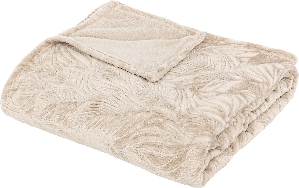 Pătură flanelată periată Ryo lămâie 180 x 230 cm