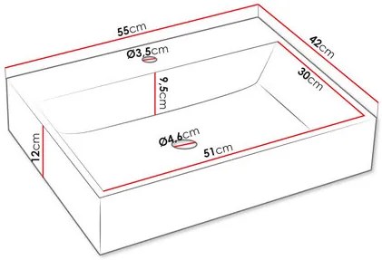 Set mobilier baie Kiago I (negru + marmură negru). 1122361