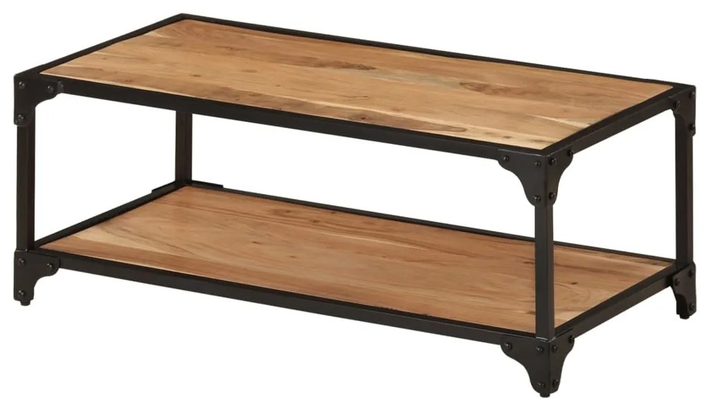 vidaXL Măsuță de cafea, 90x45x35 cm, lemn masiv de acacia