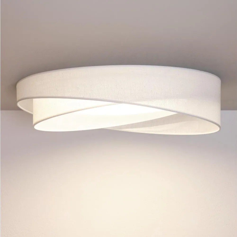 BRILAGI - Corp de iluminat LED dimabil VELVET TWIST LED/36W/230V CCT Ø 65 cm WT alb + telecomandă