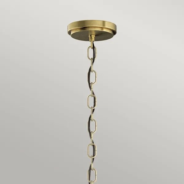 Quintiesse QN-ROUX3-NBR - Candelabru ROUX pe lanț, 3xE27/60W/230V, auriu
