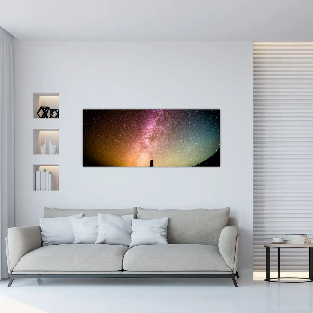 Tablou - cerul plin de stele (120x50 cm)