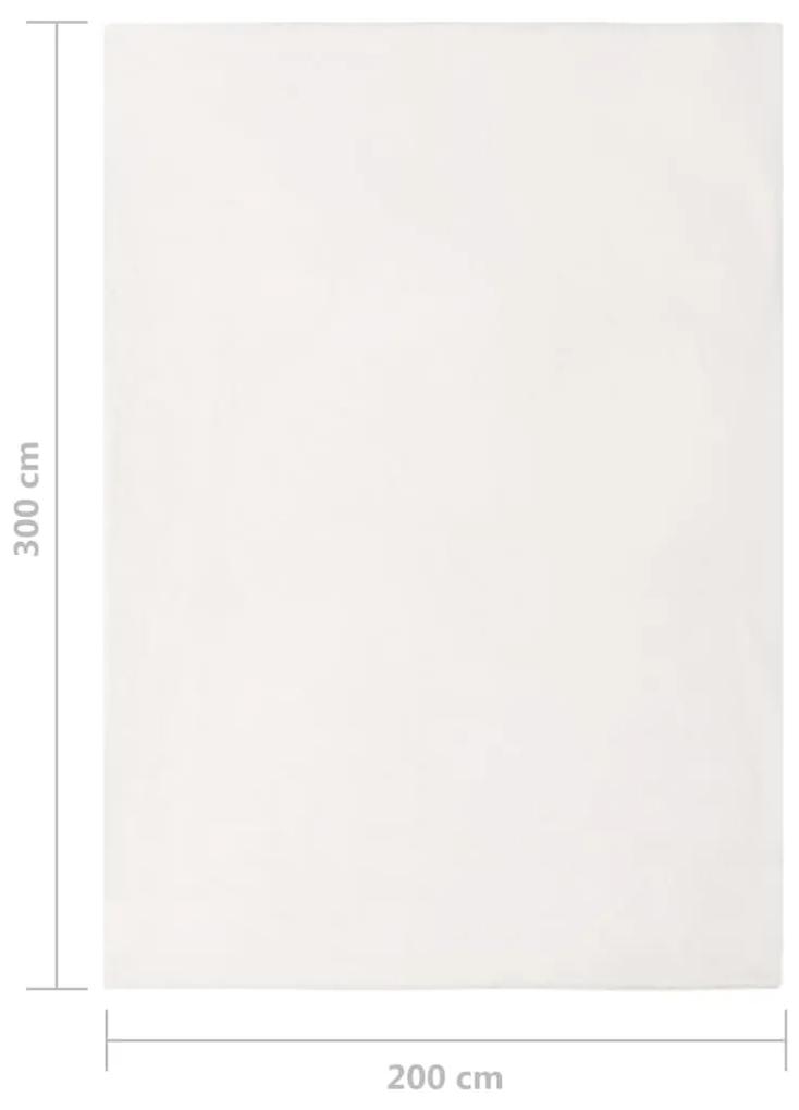 Covor, crem, 200x300 cm, blana ecologica de iepure Crem, 200 x 300 cm
