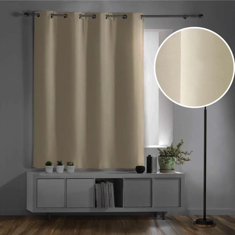 Draperie bej blackout 135x180 cm Occult – douceur d'intérieur