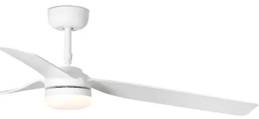 FARO 33814WT-20 - Ventilator de tavan LED dimabil PUNT M, LED 18W/230V, alb, Ø132 cm, WT + telecomandă